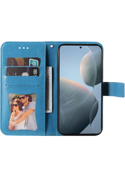 Xiaomi Redmi Için K70E 5g Kasa Kapak Çiçek Pu Deri Bilek Telefon Kabuk Mavisi (Yurt Dışından) fiyatları