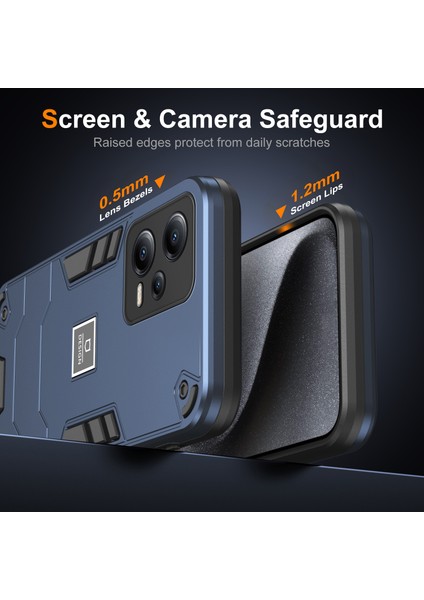 Xiaomi Redmi Için Note 12 5g (Hindistan)/poco X5 5g Case Pc+Tpu Telefon Kapak Navy Blue (Yurt Dışından) fiyatları