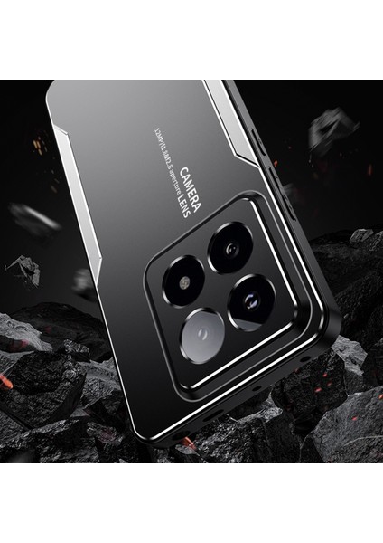 Xiaomi 14 Pro Cep Telefonu Kılıfı Alüminyum Alaşım+Tpu+Pc Arka Kabuk Lens Kapak Mavisi (Yurt Dışından) fiyatları