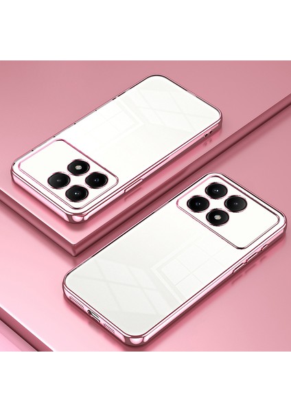 Xiaomi Redmi Için K70E 5g Cep Telefon Kılıfı Yumuşak Tpu Elektrokaplatma Hassas Lens Kesim Geri Kapak Pembe (Yurt Dışından) fiyatları