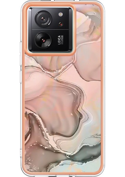 Xiaomi 13T/13T Pro/redmi K60 Ultra Tpu Durumu 2.0mm Imd Mermer Desen Telefon Kapak Pembe (Yurt Dışından) fiyatları