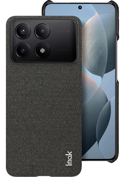 Xiaomi Için Redmi K70 5G/K70 Pro 5g Bez Doku Kılıfı Deri+Pc Kapak Black (Yurt Dışından)