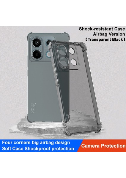 Xiaomi Redmi Için Note 13 Pro 5g Case Anti-Cratch Tpu Kapak Hava Yastığı Köşesi Anti Drop Telefon Kabuğu Tövbe Terazik Siyah (Yurt Dışından) fiyatları