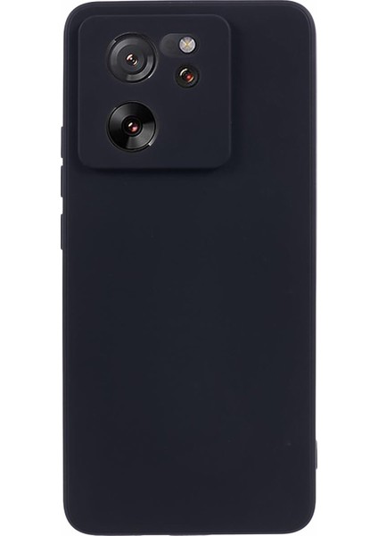 Xiaomi 13T/13T Pro/redmi K60 Ultra Kılıf Düz Kenar Yumuşak Tpu Anti-Drop Telefon Kapak Black (Yurt Dışından)