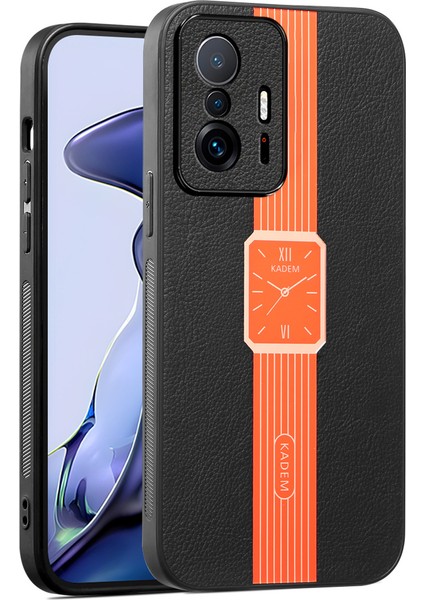 Xiaomi 11T 5G/11T Pro 5g Kapak Akıllı Telefon Protector Pu Deri+Tpu+Akrilik Vaka-Yay (Yurt Dışından)