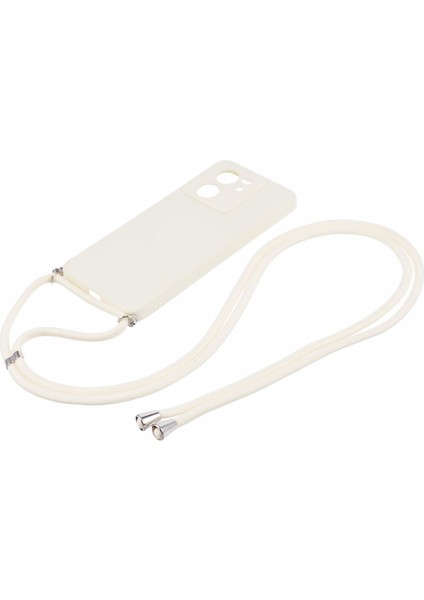 Xiaomi 13T/13T Pro/redmi K60 Ultra Kılıf Yumuşak Fiber Astar Long Lanyard-White ile Katpu Kapağı (Yurt Dışından) fiyatları