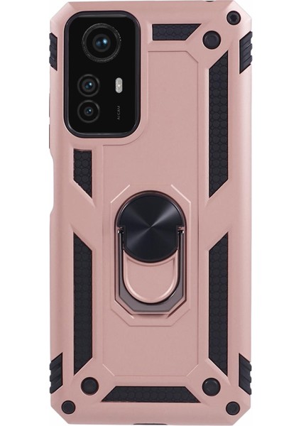 Xiaomi Için Redmi Note 12S 4g Case Ring Kickstand Tpu+Pc Telefon Kapak Gül Golü (Yurt Dışından)