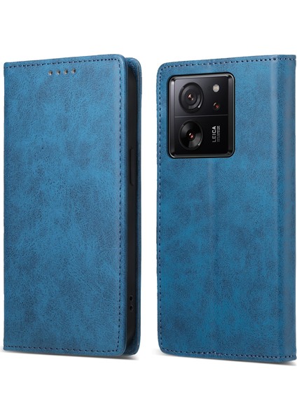 Xiaomi 13T/13T Pro/redmi K60 Ultra Kılıf Rfıd Engelleme Cüzdan Telefon Kapak-Blue (Yurt Dışından)