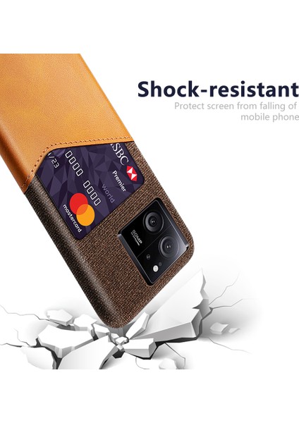 Xiaomi Için Redmi K60 ULTRA/13T/13T Pro Cep Telefonu Kapağı Slim Fit Bezi+Pu+Pc Kart Yuvası-Orange ile Kılıf (Yurt Dışından) fiyatları