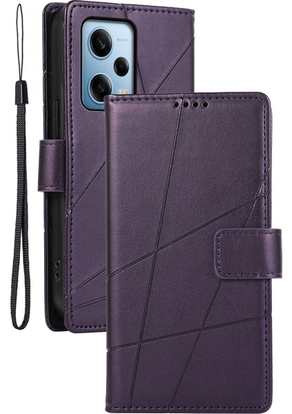 Xiaomi Poco X5 Pro 5g/redmi Için Note 12 Pro Speed ​​5g/note 12 Pro 5g Case Telefon Deri Deri Anti-Drop Kapak Morası (Yurt Dışından)