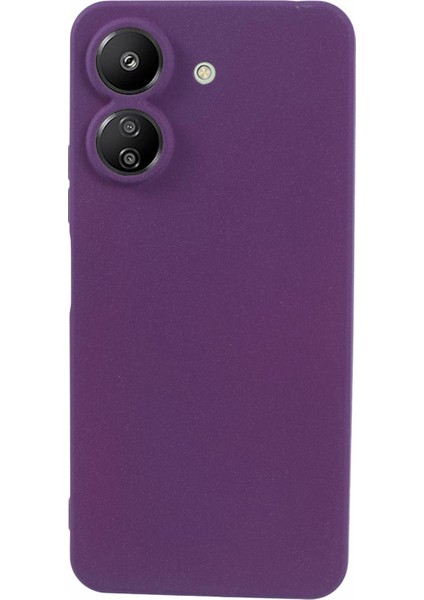 Xiaomi Redmi 13C 4g/poco C65 4g Tpu Kılıf Mat Slip Olmayan Koruyucu Telefon Kapak Morası (Yurt Dışından)