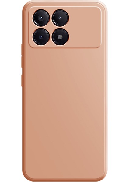 Xiaomi Redmi Için K70E 5g Kasa Düz Kenar Kauçuklaştırılmış Tpu Telefon Kapak-Pembe (Yurt Dışından)