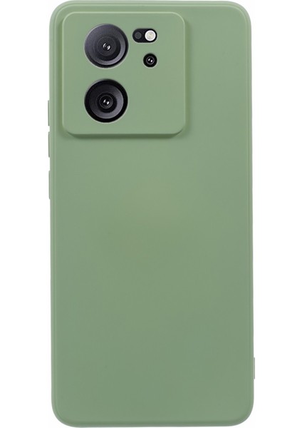 Xiaomi Redmi K60 ULTRA/13T/13T Pro, Yumuşak Fiber Astar Anti-Çizelge Telefon Kapağı Matcha Yeşil (Yurt Dışından)