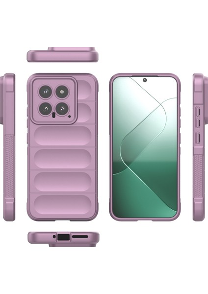 Xiaomi Için 14 Case Yumuşak Tpu Geri Kabuk Sağlam Telefon Koruyucusu Kapak Light Mor (Yurt Dışından) fiyatları