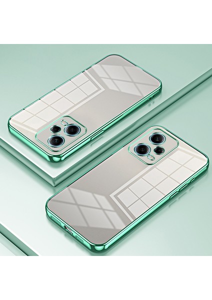 Xiaomi Redmi Için Note 12 Pro 5g Case Anti-Fall Yumuşak Tpu Cep Telefonu Kapağı Hassas Lens Kesim Yeşili (Yurt Dışından)