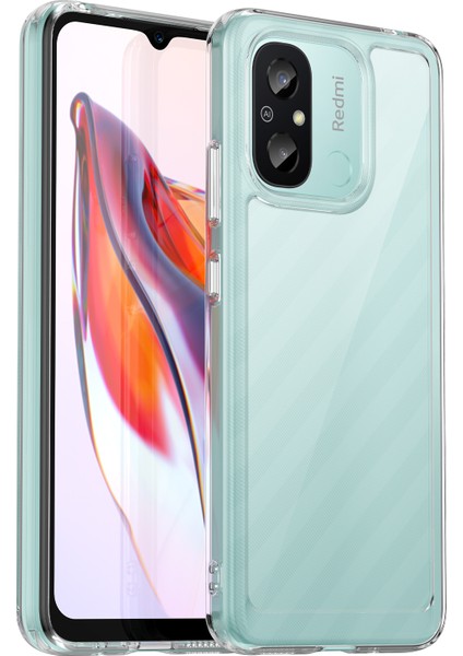 Xiaomi Redmi 12C 4g Temiz Kılıf Hava Yastığı Köşesi Koruyucu Telefon Kapağı (Büyük Arka Lens Deliği) (Yurt Dışından)