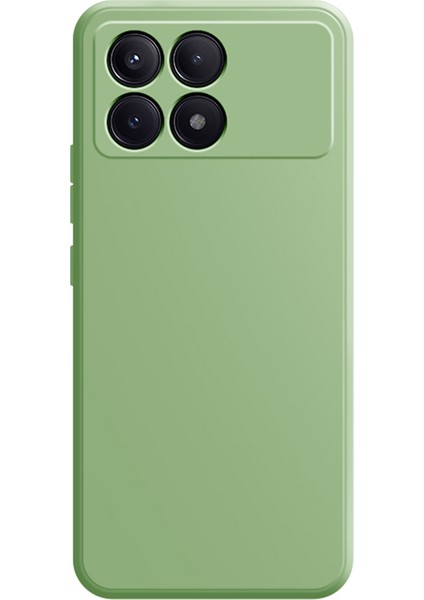 Xiaomi Redmi Için K70E 5g Kasa Düz Kenar Kauçuklaştırılmış Tpu Telefon Kapağı-Matcha Green (Yurt Dışından)
