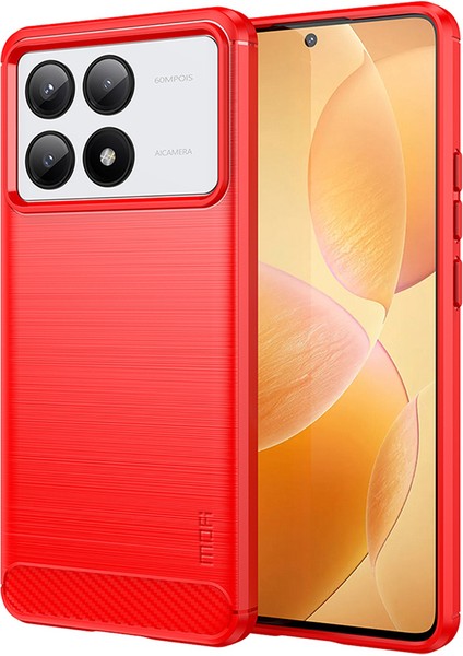 Xiaomi Redmi Için K70E 5g Telefon Kapağı Fırçalı Tasarım Tpu Telefon Kasası (Yurt Dışından)