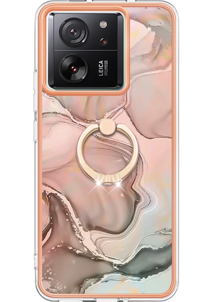 Xiaomi 13T/13T Pro/redmi K60 Ultra Mermer Desen Şok Geçirmez Kapak Tpu Cep Telefonu Vaka-Pembe (Yurt Dışından) fiyatları