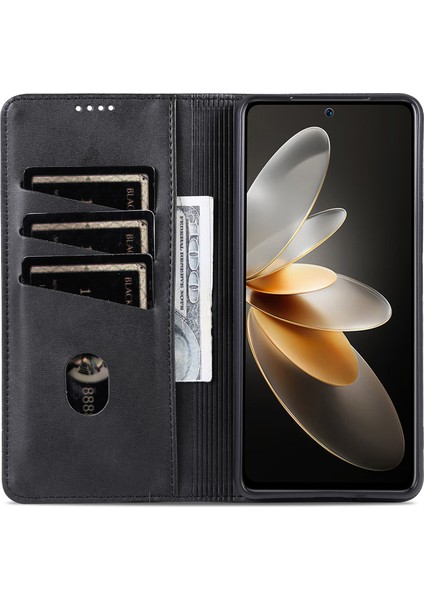 Xiaomi Redmi Için K70E 5g/poco X6 Pro 5g Cüzdan Kılıf Telefon Deri Kapağı Stand-Black (Yurt Dışından) fiyatları