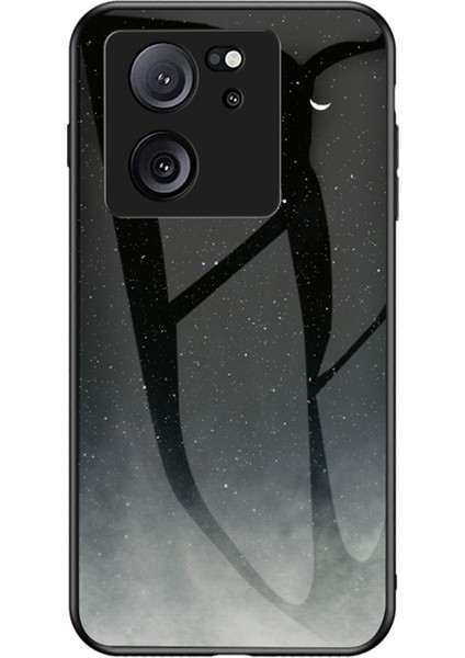 Xiaomi Redmi K60 ULTRA/13T/13T Pro Shell Yıldızlı Gökyüzü Desen Anti-Collision Kapak-Başlangıç ​​moon (Yurt Dışından)