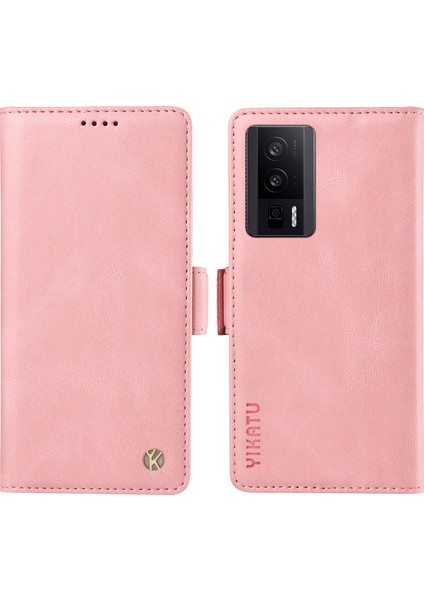 Xiaomi Redmi K60 5G/K60 Pro 5g/poco F5 Pro 5g, Cilt Touch Cüzdan Stand Telefon Kapak Pembe (Yurt Dışından)