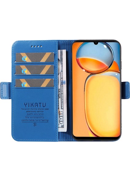 Xiaomi Redmi Için 13C 4g/poco C65 4g Case Pu Deri Stand Telefon Kapak Sky Mavi (Yurt Dışından) fiyatları
