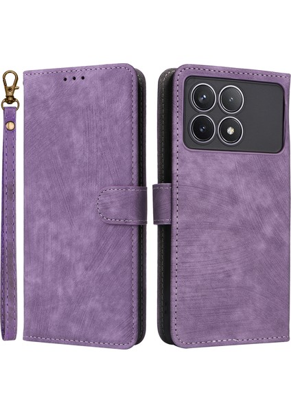 Xiaomi Redmi K70 5G/K70 Pro 5g Deri Kılıf Strap Rfıd Engelleme Telefon Cüzdan-Doğru (Yurt Dışından)