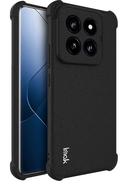 Xiaomi 14 Pro Phone Case Mat Güçlendirilmiş Köşeler Sonbahar Karşıtı Kapak Black (Yurt Dışından)