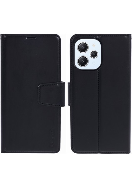 Xiaomi Redmi Için 12 4g/5g (Global)/redmi Note 12R 5g/poco M6 Pro 5g Kasa Cüzdan Telefon Kapak Black (Yurt Dışından)