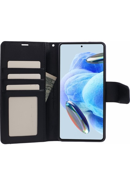 Xiaomi Redmi Için 12 4g/5g (Global)/redmi Note 12R 5g/poco M6 Pro 5g Kasa Cüzdan Telefon Kapak Black (Yurt Dışından) fiyatları