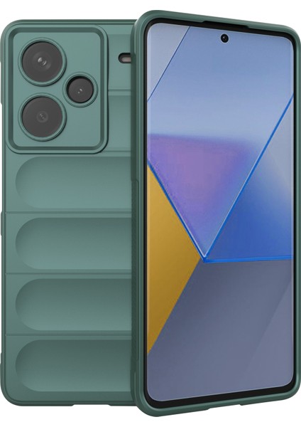 Xiaomi Redmi Için Note 13 Pro+ 5g Case Anti-Çizgi Tpu Sağlam Telefon Kapak Yeşil (Yurt Dışından)