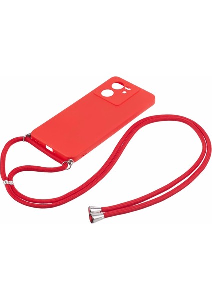 Xiaomi 13T/13T Pro/redmi K60 Ultra Kılıf Yumuşak Fiber Astar Long Lanyard-Red ile Katpu Kapak (Yurt Dışından) fiyatları