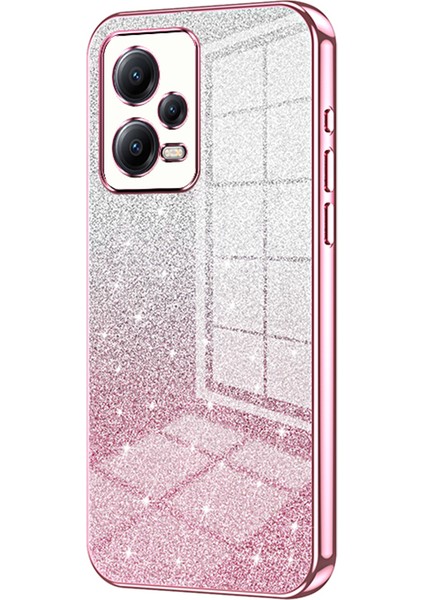 Xiaomi Redmi Için Note 12 5g (Global)/(Hindistan)/poco X5 5g Fall Anti-Fall Hassas Kesim Tpu Cep Telefonu Vaka-Pembe (Yurt Dışından)