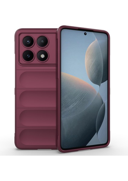 Xiaomi Redmi K70E 5g Kasa Yumuşak Esnek Tpu Telefon Kapak Kırmızısı (Yurt Dışından)