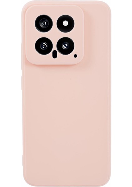 Xiaomi 14 Tpu Case Anti-Cratch Düz Kenarlı Telefon Kapak Pembe (Yurt Dışından)
