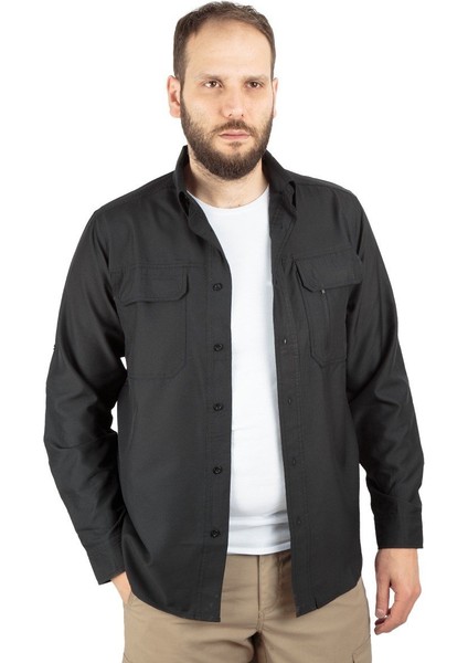 North Mountain Tactical Gömlek Yazlık Siyah
