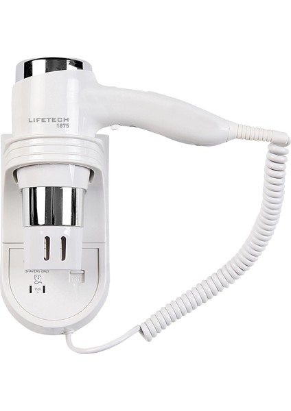 Lıfetech Traş Prizli Fön Makinası 1875 W Beyaz
