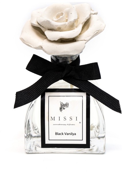 130 ml Lotus Şişe Black Vanilya Kokulu Taşlı Oda Kokusu