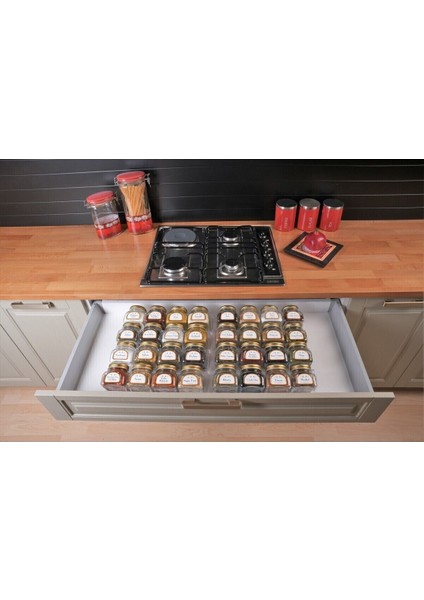 8 Adet Baharatlık Cam Kavanoz Gold Kapaklı 300 cc Paşabahçe Home Made Luxury(Stantları Hariçtir) fiyatları