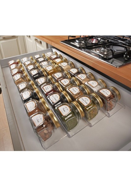 8 Adet Baharatlık Cam Kavanoz Gold Kapaklı 300 cc Paşabahçe Home Made Luxury(Stantları Hariçtir) modelleri