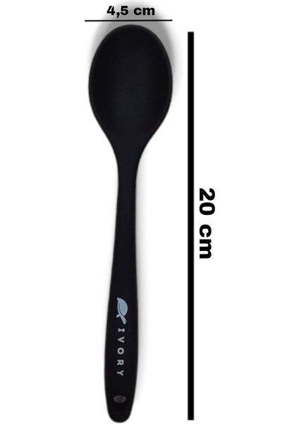 Cep Home 3'lü Silikon Set 1 Kepçe 1 Kaşık (27.5cm) 1 Kaşık (20 Cm)