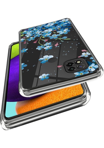 Xiaomi Redmi 10A Baskılı Desen Tasarımı Imd Geri Kılıf Yumuşak Tpu Anti-Fall Şok Geçirmez Koruyucu Kapak Mavisi Çiçekler (Yurt Dışından) fiyatları
