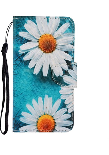 Desen Baskı Cüzdan Deri Koruyucu Telefon Kılıfı Xiaomi Için Redmi Note 10 Pro 5g/poco X3 Gt-Chrysanthemum (Yurt Dışından)