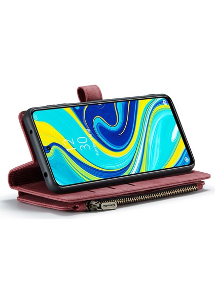 Xiaomi Için Redmi Note 9 Pro/not 9 Pro Max/note 9s Fermuar Cüzdan Kılıfı (Yurt Dışından)