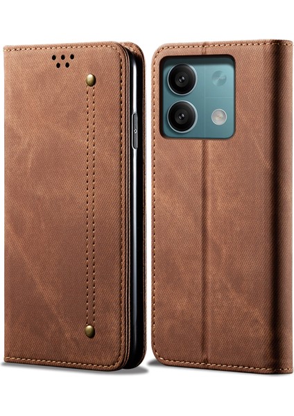 Xiaomi Redmi Için Note 13 Pro 5g Vaka Şok Geçirmez Pu Deri Cüzdan Cep Telefonu Kapak Kavurosu (Yurt Dışından)
