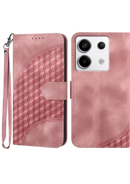 Xiaomi Redmi Için Note 13 Pro 5g Case Elephant Head Desen Deri Kapak Pembe (Yurt Dışından)