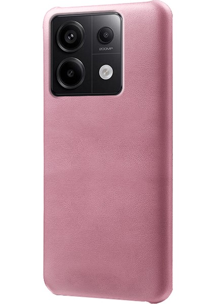 Xiaomi Redmi Için Note 13 Pro 5g Case Buzağı Dokusu Önleme Önleyici Pu+Pc Telefon Kabuk Golü Altın (Yurt Dışından)