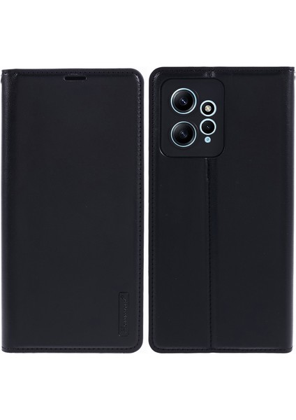 Xiaomi Için Redmi Not 12 4g Kasa Pu Deri Flip Koruyucu Kapak Black (Yurt Dışından)