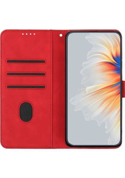 Xiaomi 14 Pro Deri Cüzdan Kılıf Kartı Tutucu Tam Koruma Kapak-Kırmızı (Yurt Dışından) fiyatları
